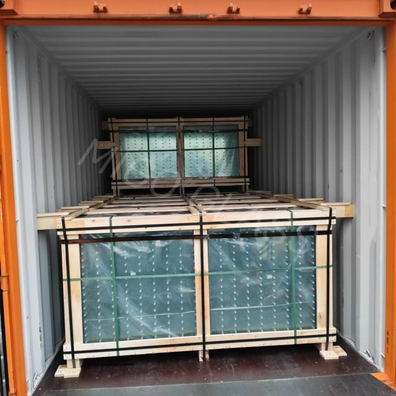loading for glass railing