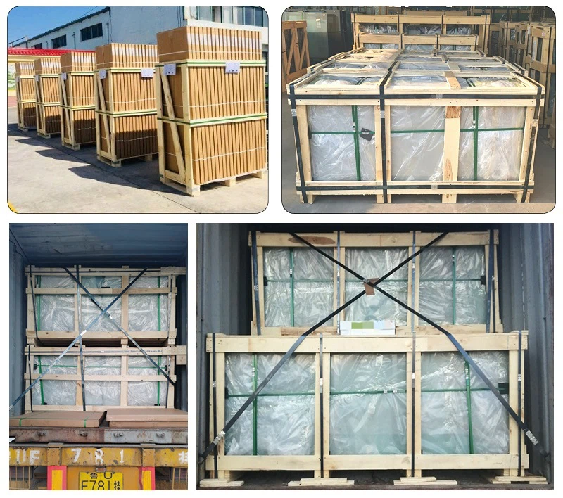 Shower glass packing and loading Shower glass packing and loading