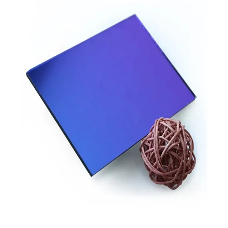 Colored Mirror Safety Glass Sheet